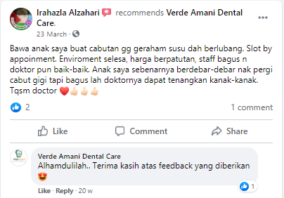 testimoni klinik gigi klang murah harga berpatutan