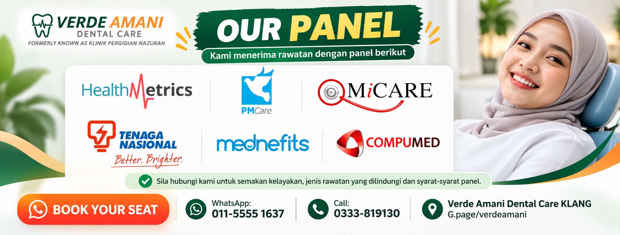 poster 4 Panel Verde Amani Klang
